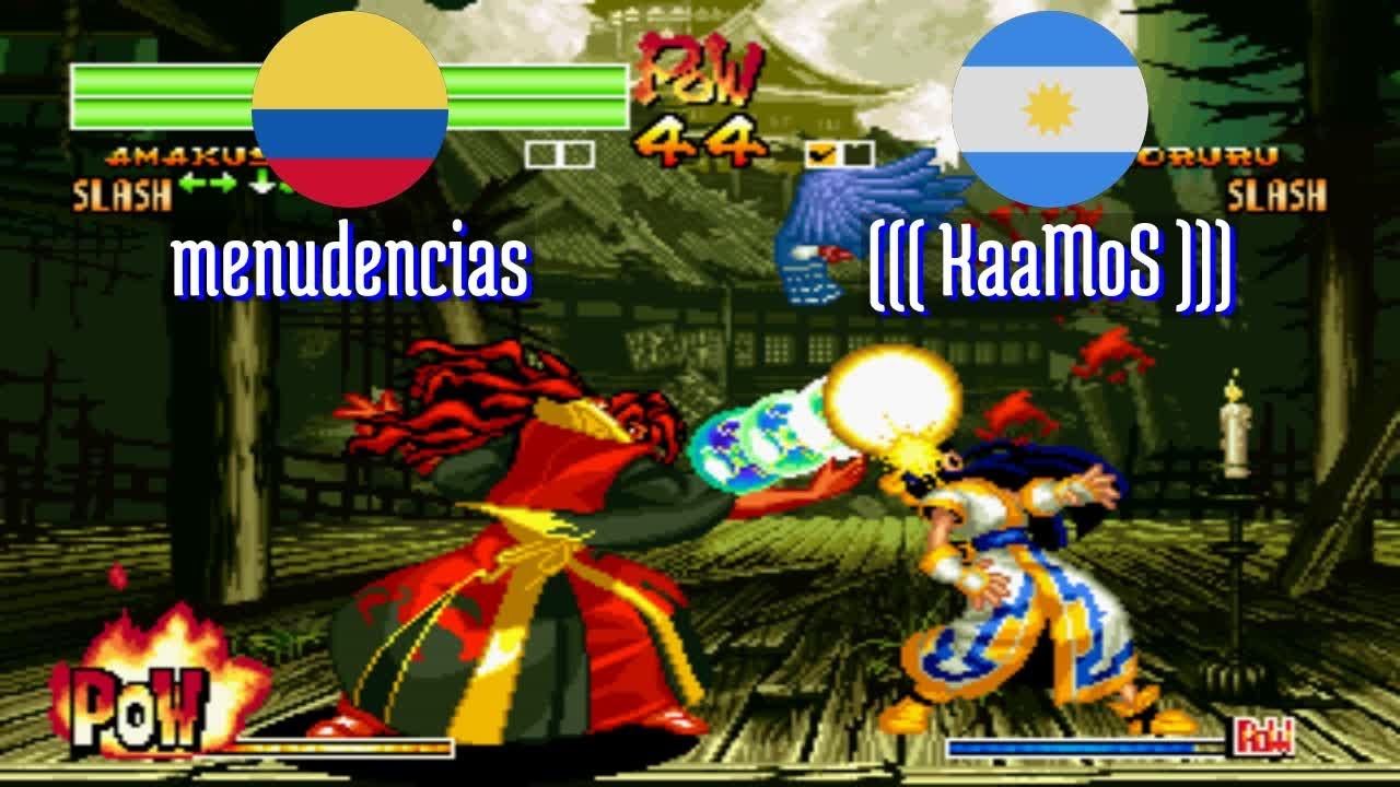 FT5 @samsho4: menudencias (CO) vs ((( KaaMoS ))) (AR) [Samurai Shodown IV Fightcade] Mar 11