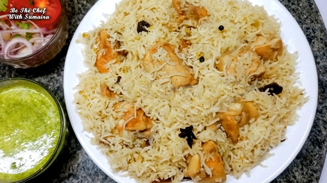 Chicken White Pulao Recipe | Delicious Chicken Pulao Kam Masalo Kay Sath Perfect Recipe
