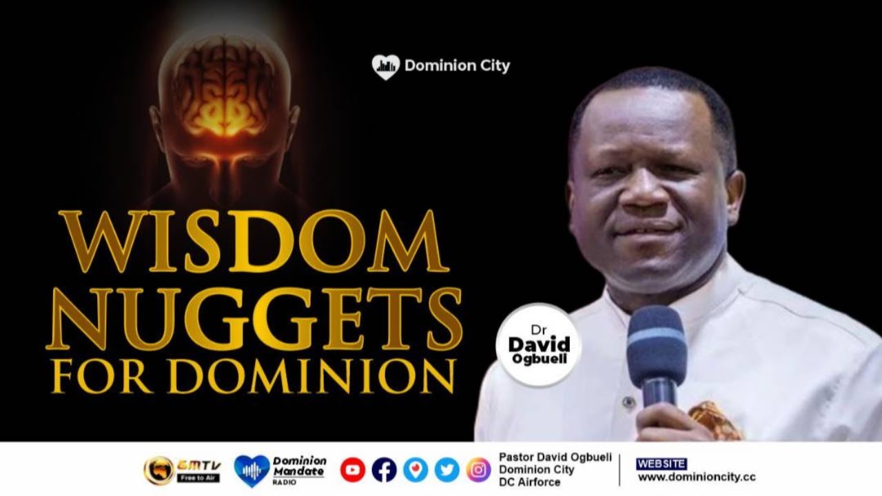 WISDOM NUGGETS FOR DOMINION || DR DAVID OGBUELI