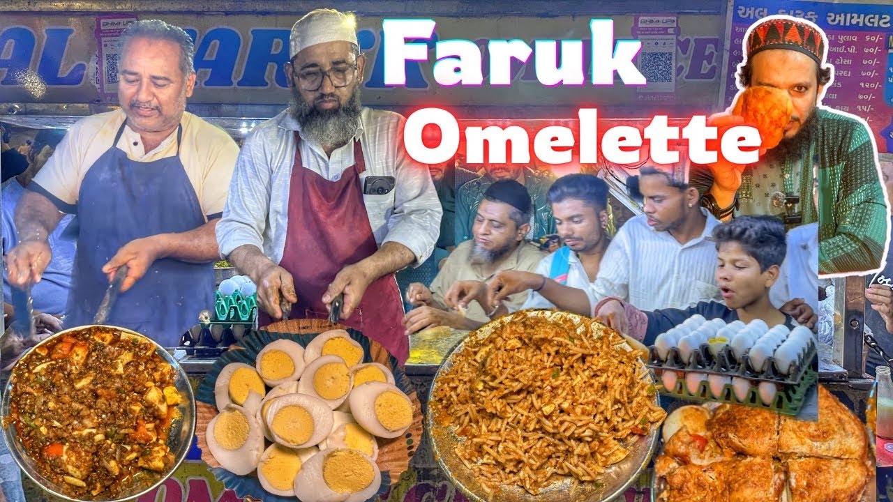 ahmedabad ki sab se famous egg laari | faruk omelet | faruk teen darwaja ande ki lari | ande ki lari