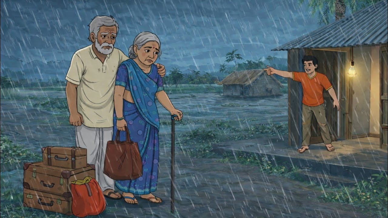 जिसने जन्म दिया उसे ही घर से निकाल दिया। Hindi cartoon story। Moral Story। Village cartoon story।