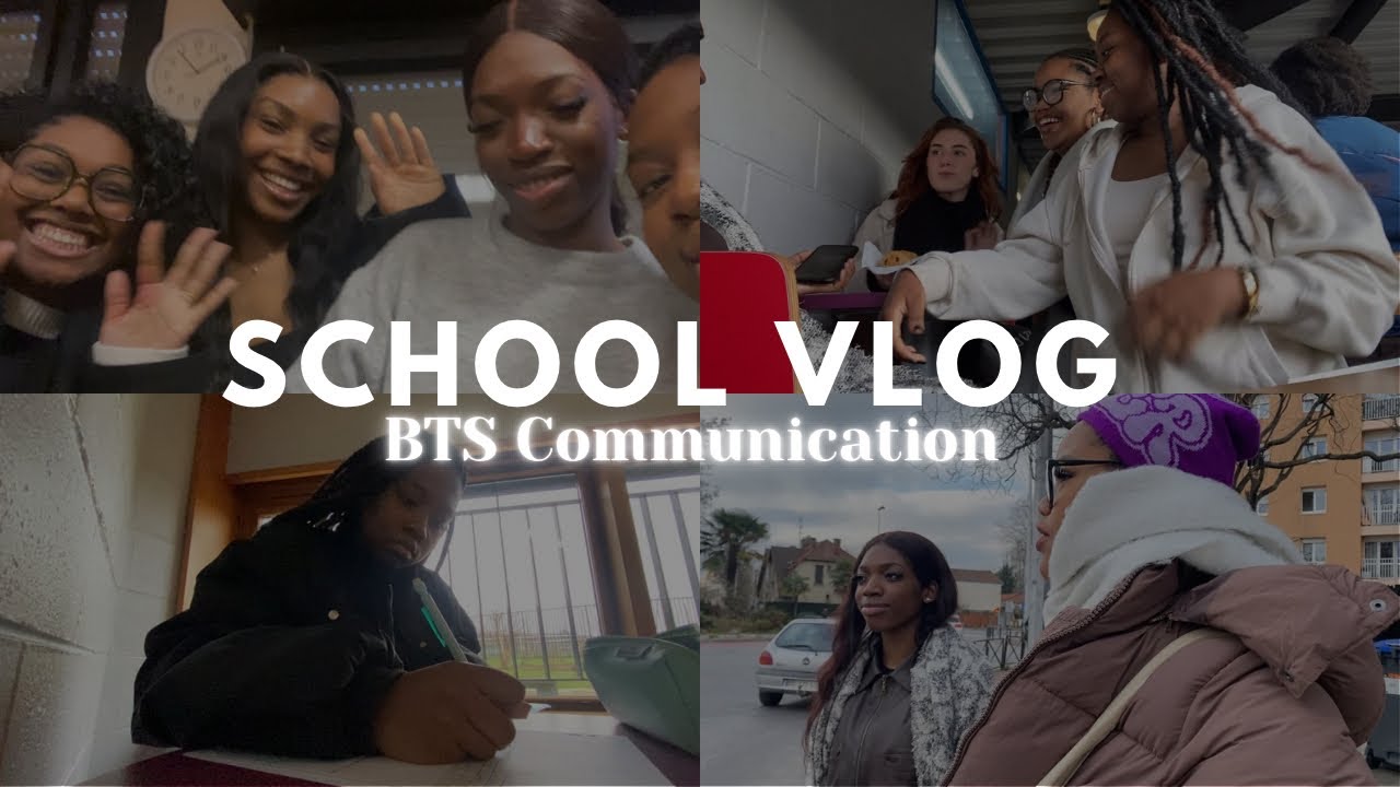 VLOG - 1 SEMAINE AVEC MOI EN BTS COMMUNICATION📚