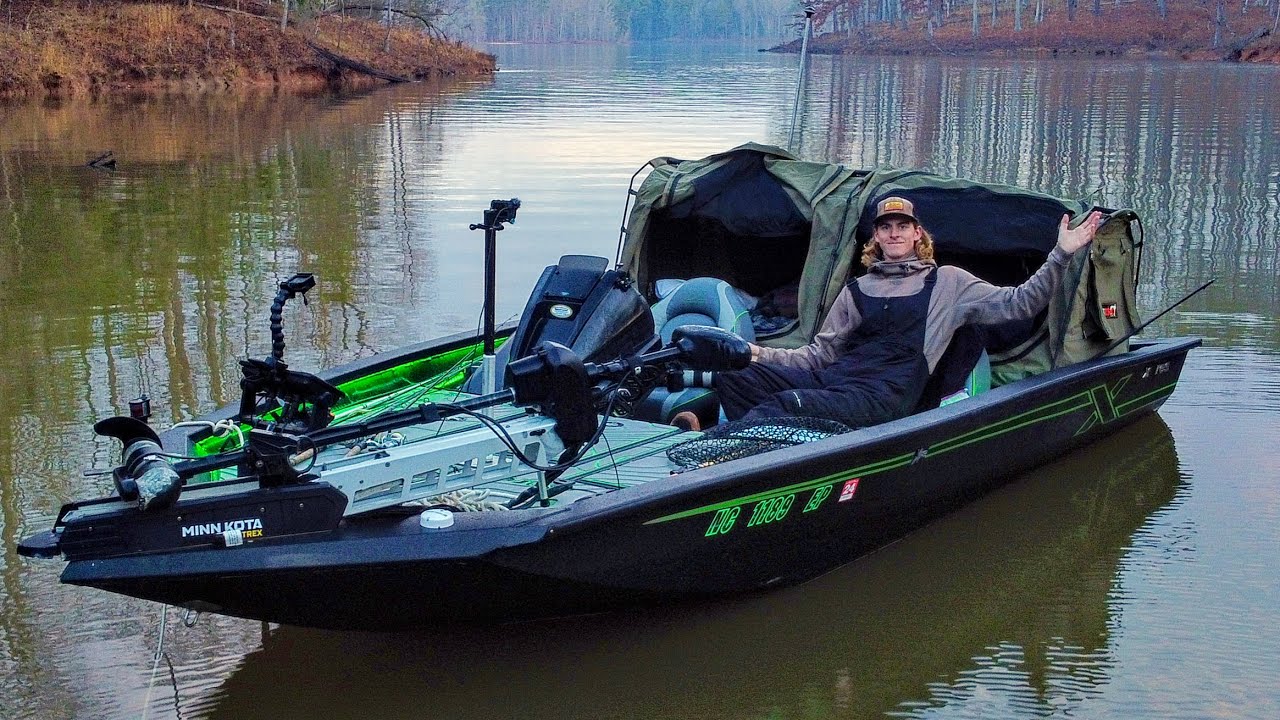 Boat Camping and Fishing for Early Spring Bass