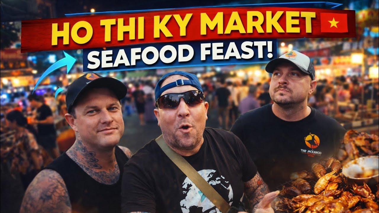 Seafood Feast at SAIGON Vietnam's Best Foodie Paradise - HO THI KY FOODIE STREET