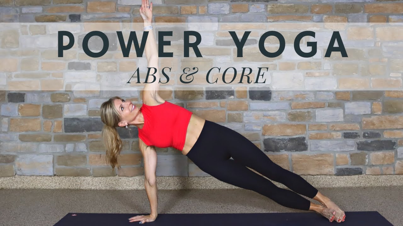 30 MIN POWER YOGA ABS AND CORE // TONE AND STRENGTHEN // Yoga 4:13 with Tauni