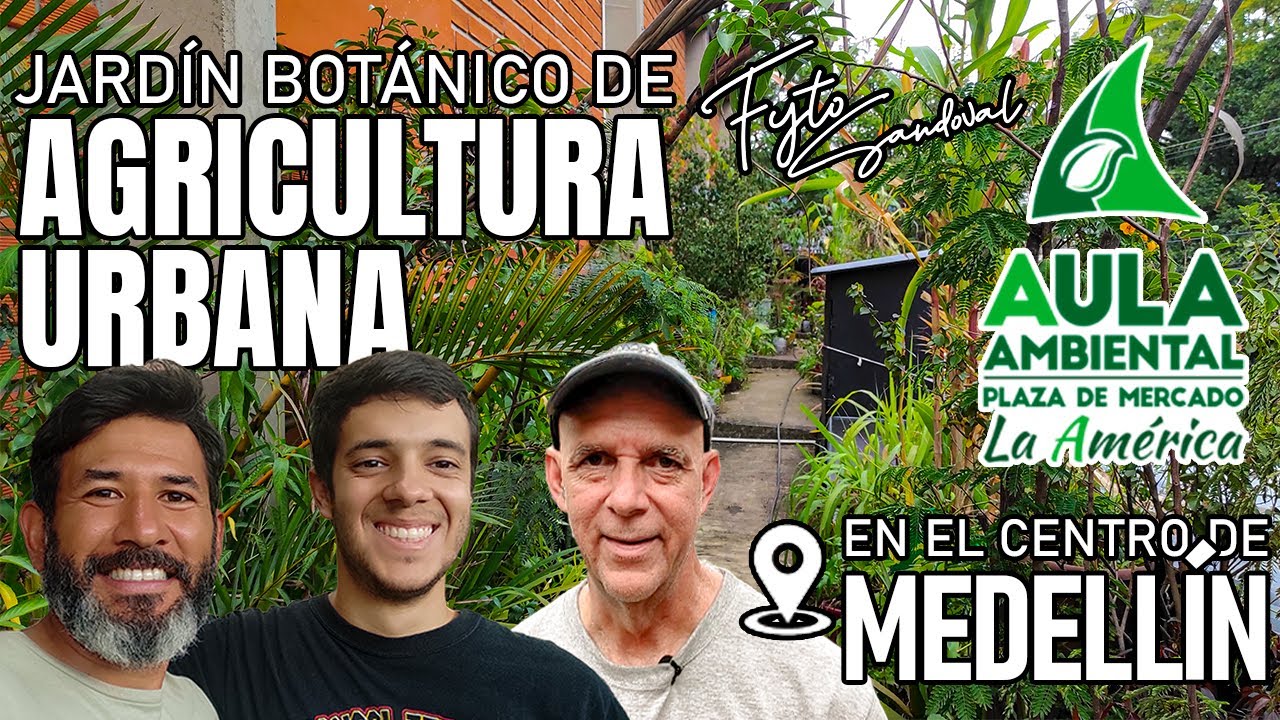 SI QUIERES APRENDER AGRICULTURA URBANA DEBES VENIR AL AULA AMBIENTAL EN MEDELLIN