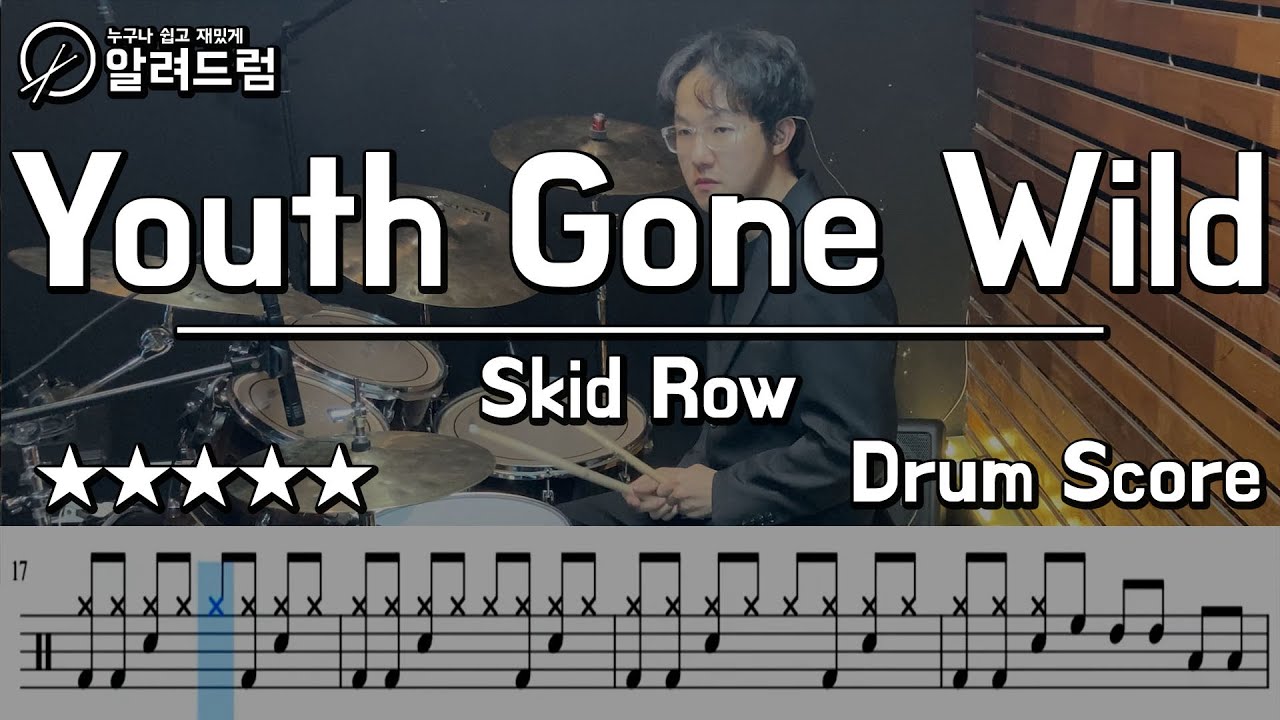 Youth Gone Wild - Skid Row DRUM COVER
