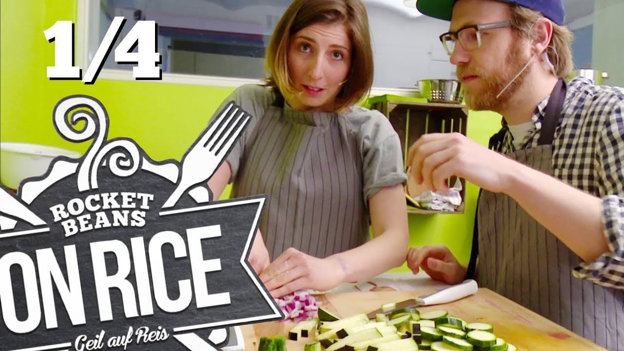 [1/4] Hack- gegen Gemüse-Lasagne: Nils & Sofia vs Gunnar & Jens | Rocket Beans On Rice | 13.04.2016