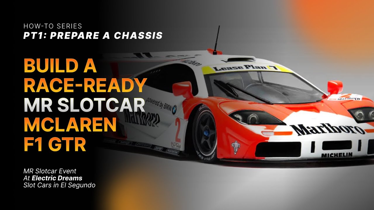 MR Slotcar 1/32 McLaren GTR F1 — Part 1: How To Flatten The Chassis