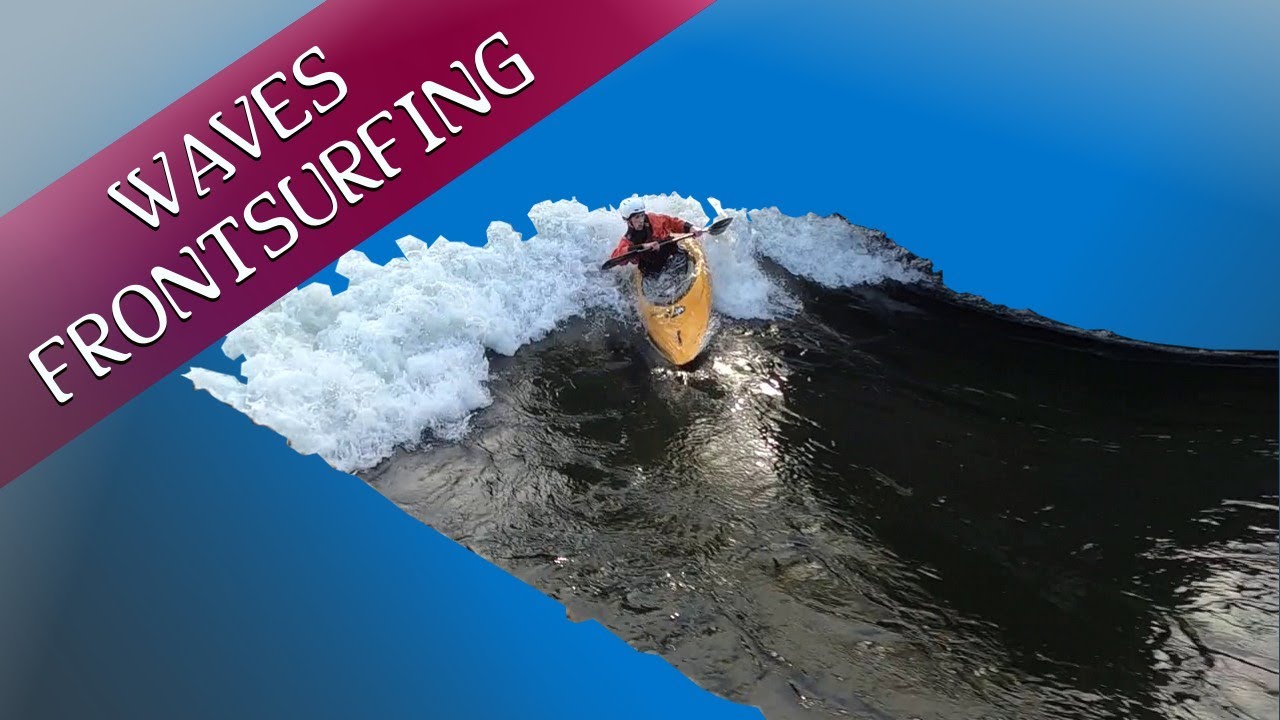 How to surf waves in a kayak!