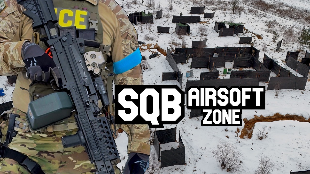 SQB Airsoft Zone OPEN DAY - SAI GRY & MK46 Gameplay