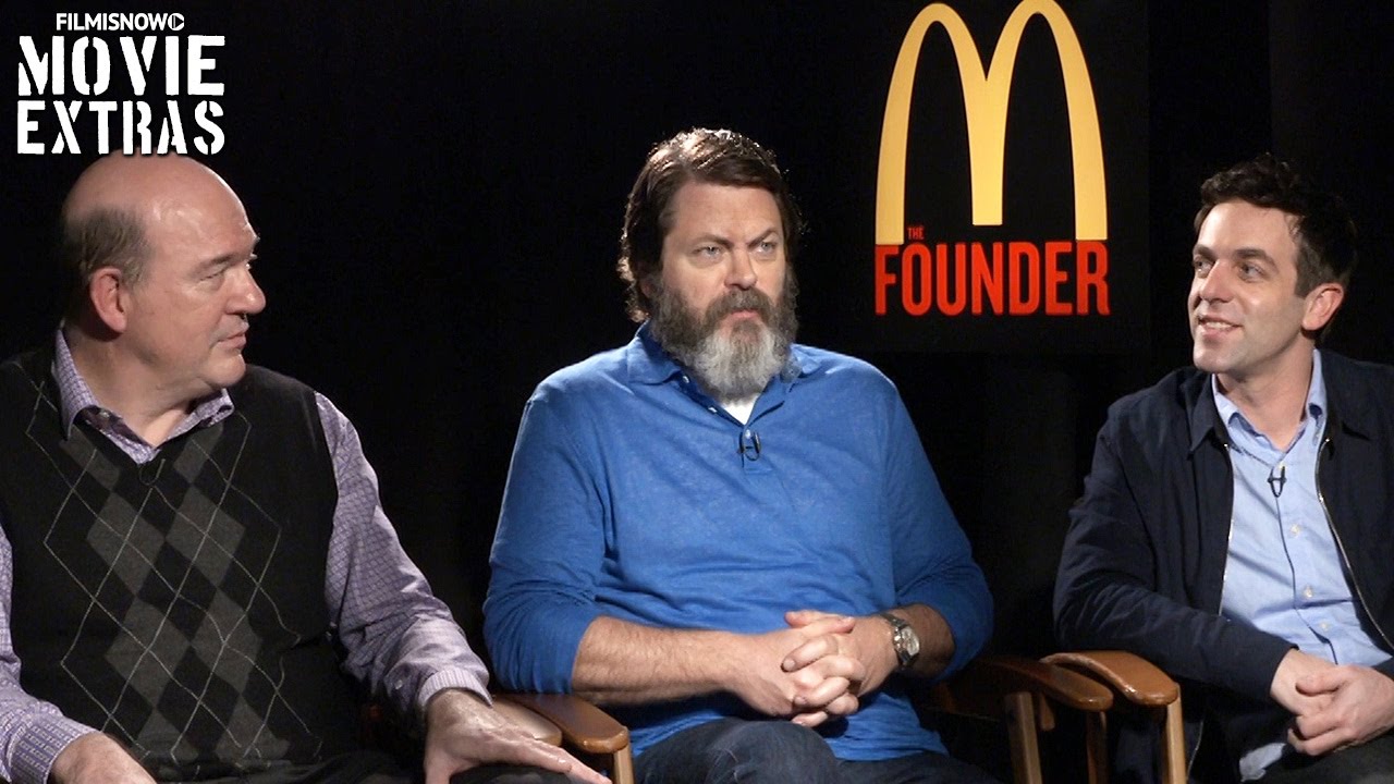 The Founder (2017) John Carroll Lynch, Nick Offerman and B.J. Novak talk about the movie