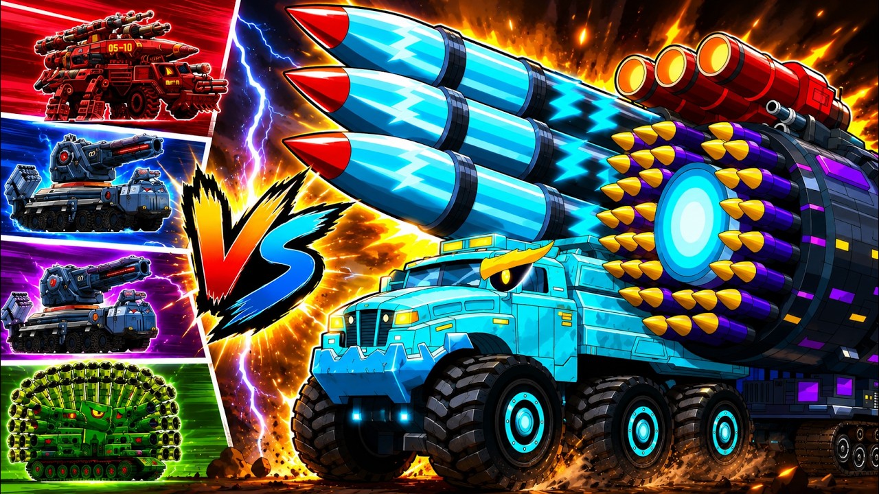 MEGA MISSILE BEAST vs Tank Army – Ultimate Rocket Storm!