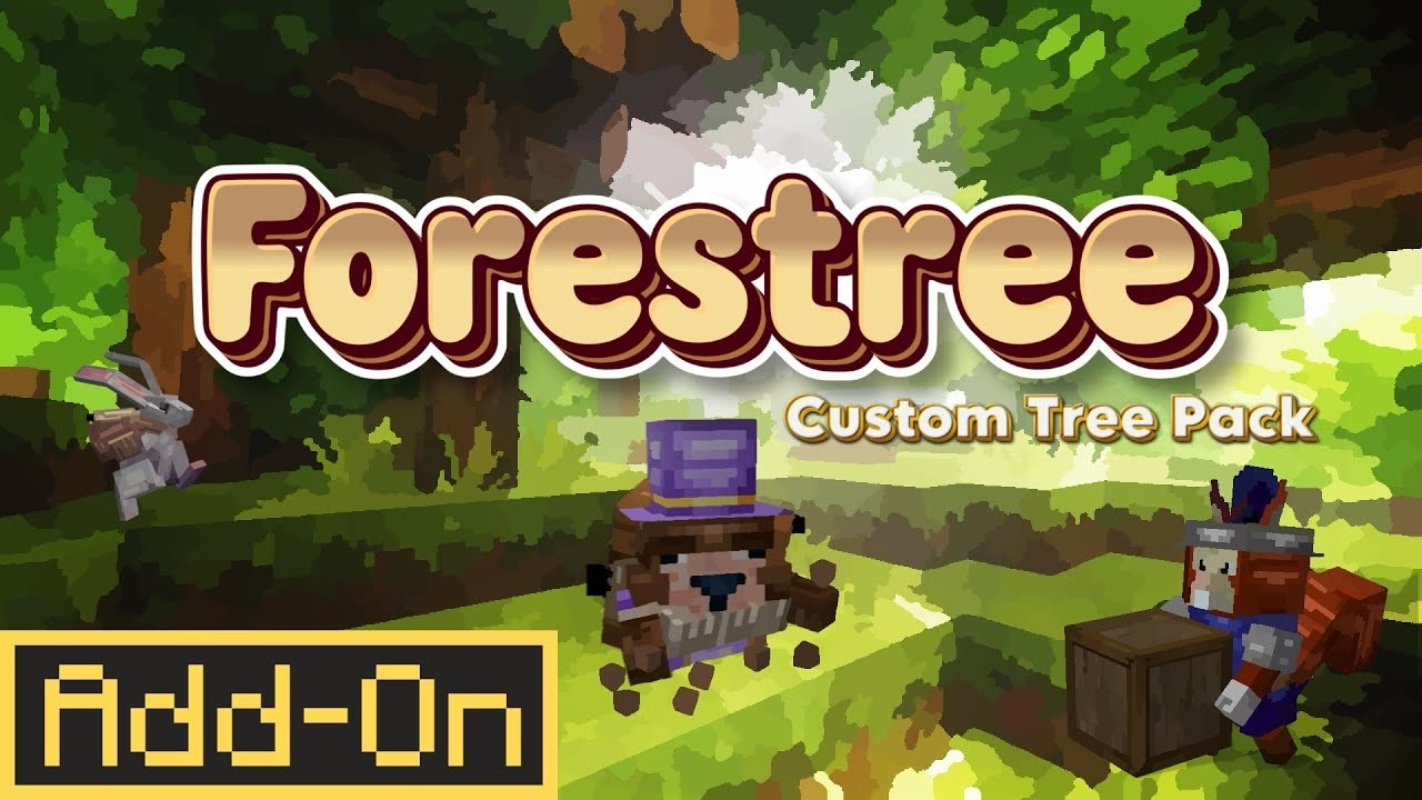1 MILLION TREES ADDON is AMAZING for Minecraft Bedrock Edition players!