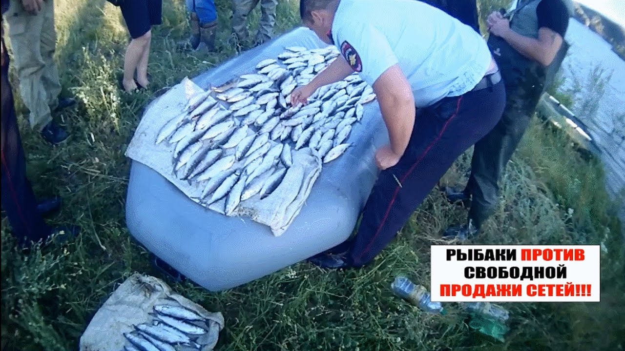 Браконьеры ловят рыбу для рыбнадзора-часть 1.
