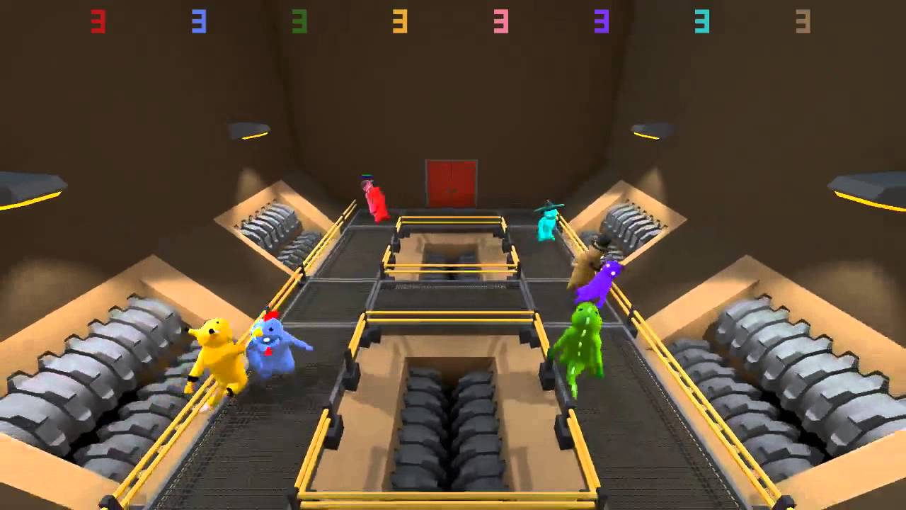 8 player Gang Beasts!