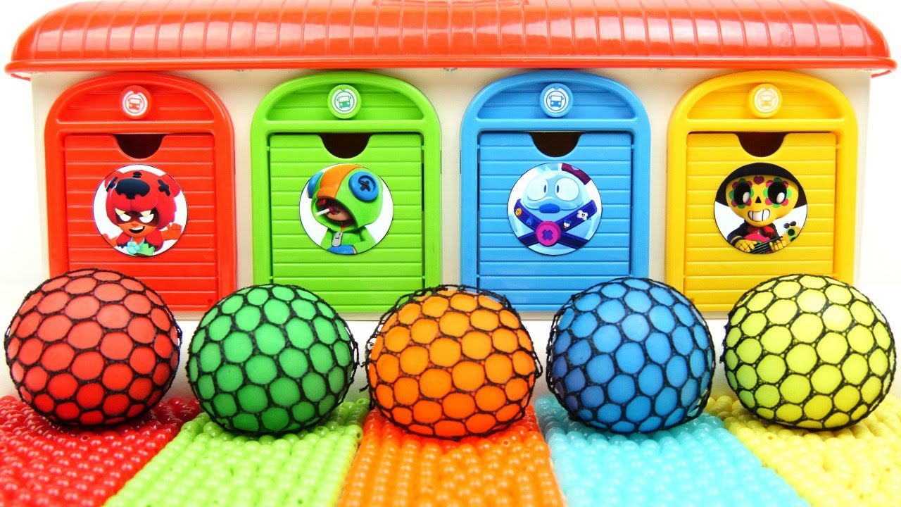 Oddly Satisfying Garage | DIY Making 5 Slime Balls From Magic Color Garage Transformation Relax ASMR