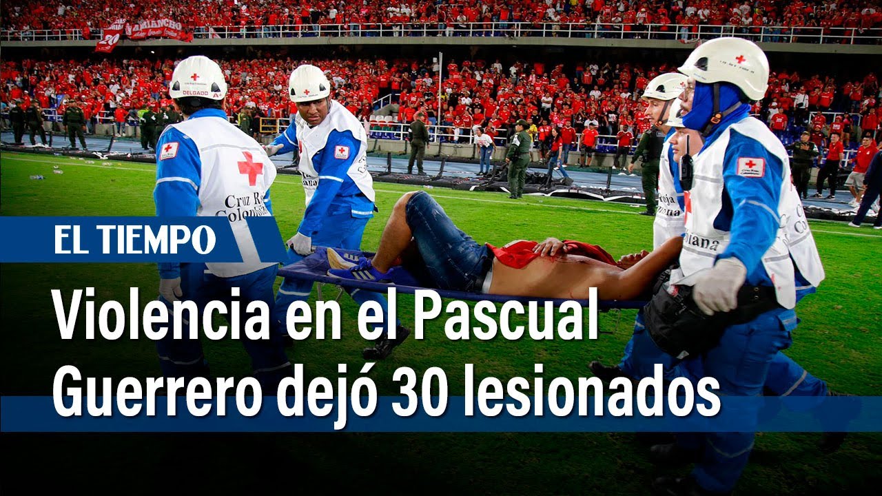Vandalismo en estadio Pascual Guerrero, de Cali: 30 lesionados, entre ellos, 3 policías | El Tiempo