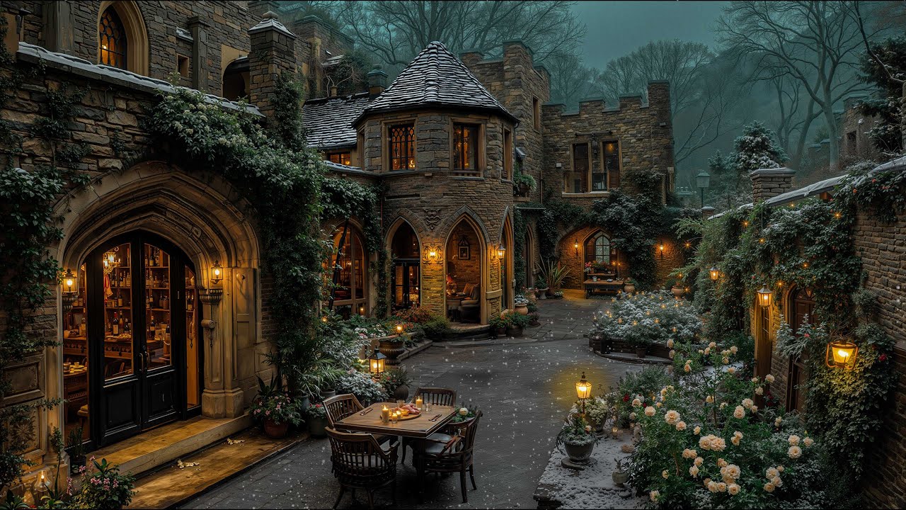 Under Lanterns of the Old Estate ❄️ Winter Dark Academia Music for Reading, Focus & Quiet Thought
