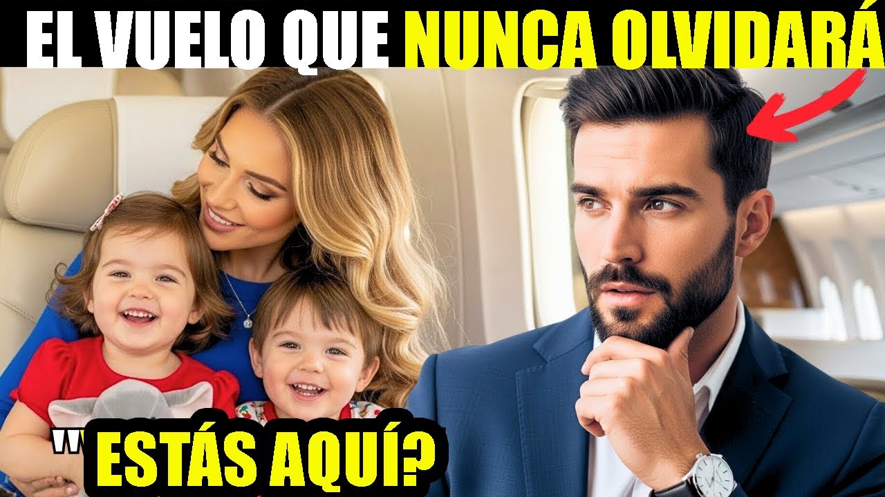 MILLONARIO TOMÓ UN VUELO EN NOCHEBUENA FURIOSO HASTA QUE VIO A SU EXESPOSA SOSTENIENDO A SUS GEMELOS
