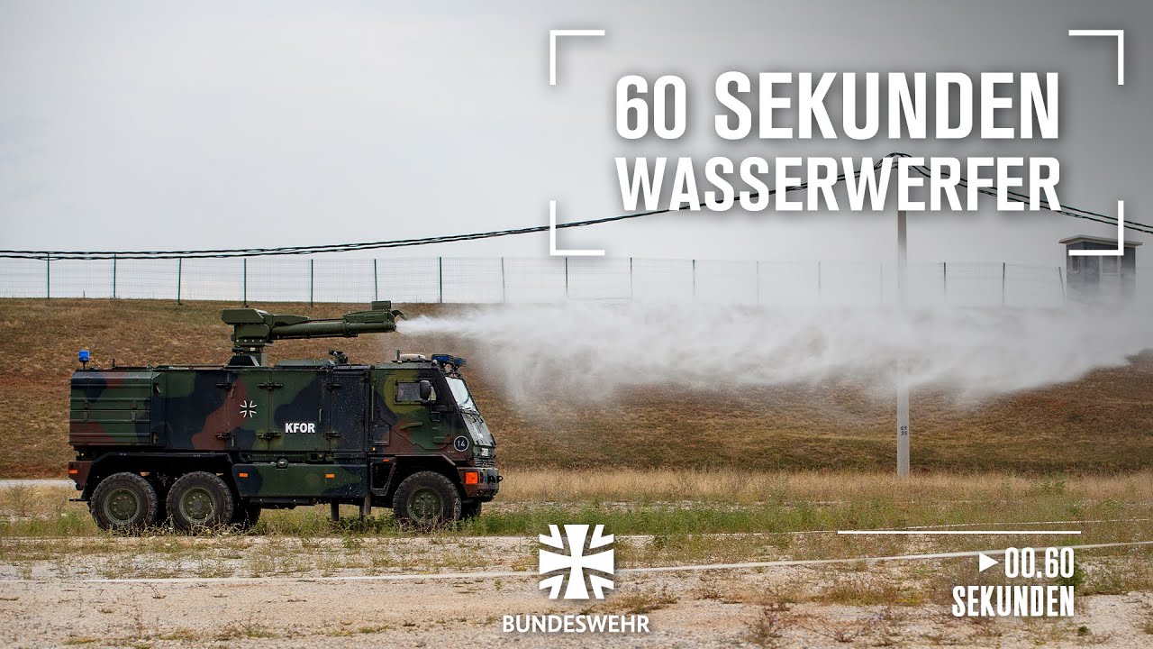 60 Sekunden I Der Duro Yak Wasserwerfer I Bundeswehr