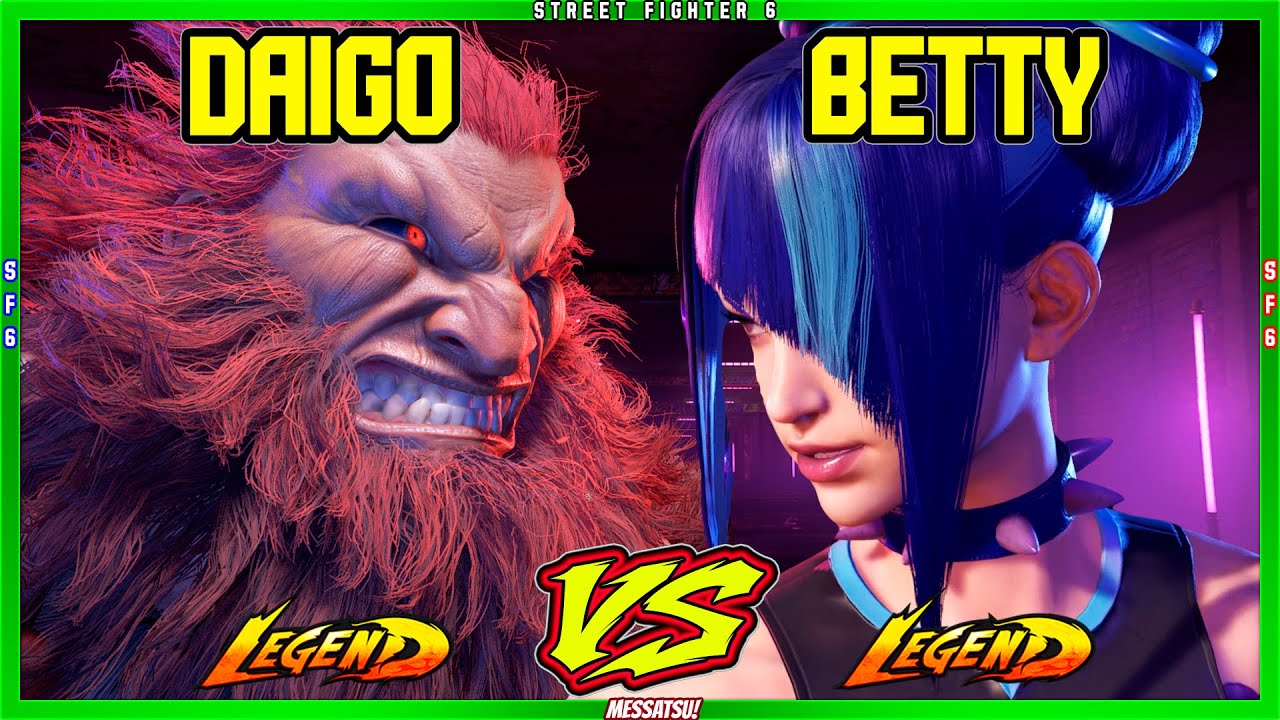 SF6 Daigo (Akuma) VS Betty (Juri)💥Messatsu!💥スト6💥Street fighter 6