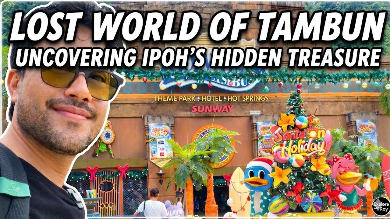 [4K] Malaysia’s famous HOT SPRINGS THEME PARK in IPOH  