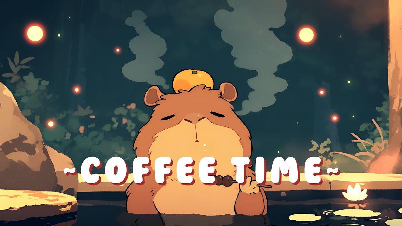 [Full Hour] Capybara Music Lab - Peaceful Beats for Studying & Relaxing ~ Warm Feelings ~ ✨