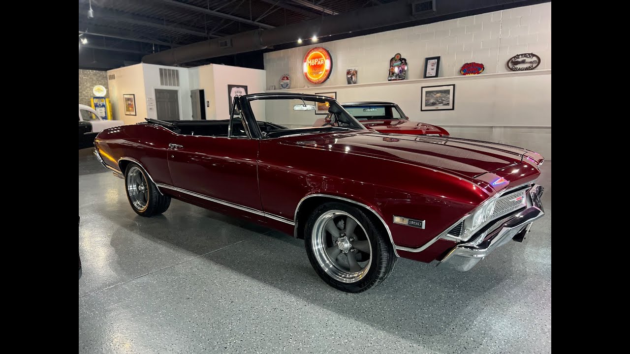 Кабриолет Chevrolet Malibu 1968 года выпуска, цена: 48 900,00 долларов.