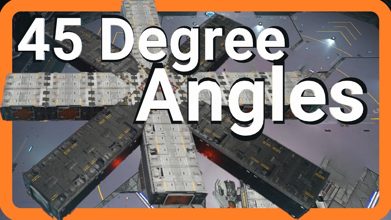 Easy 45 degree rotation tutorial  - Corvette Building - #nomanssky  #criscrosaplesos