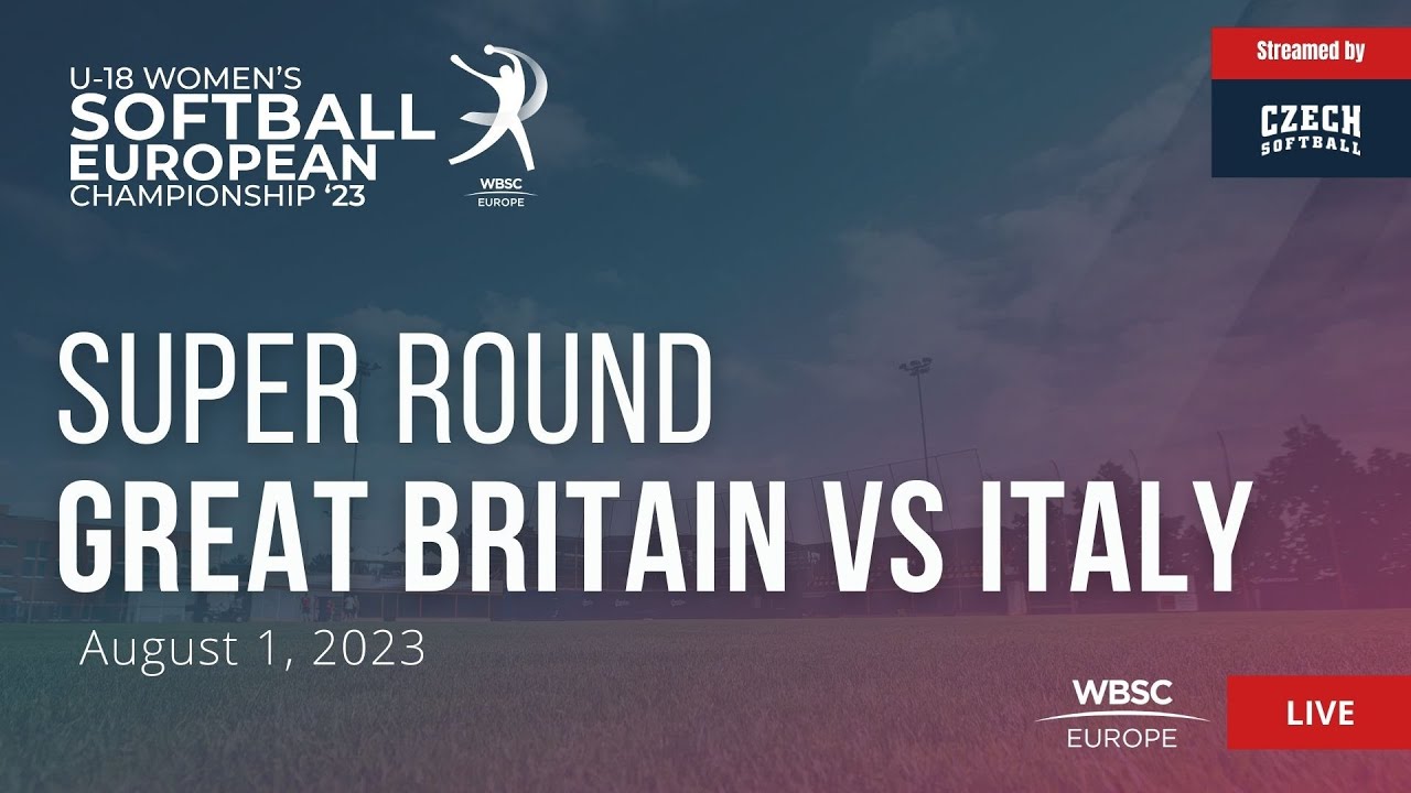 78 U-18 Women's Softball European Championship: Great Britain VS Italy