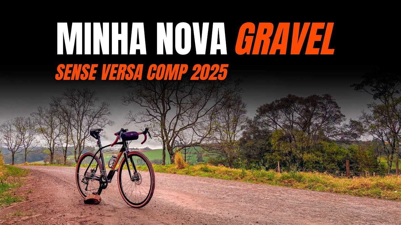 Comprei a GRAVEL BIKE | Sonho realizado! SENSE VERSA COMP 2025