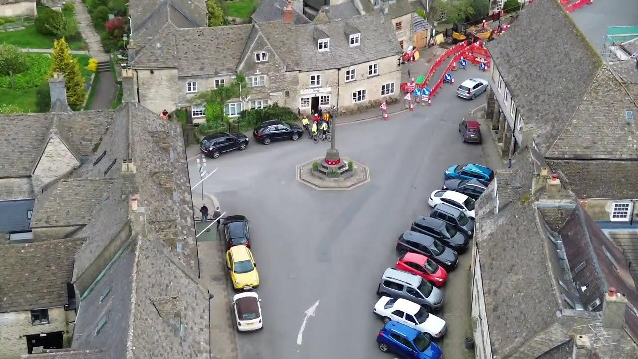 minchinhampton village and common UK Gloucestershire