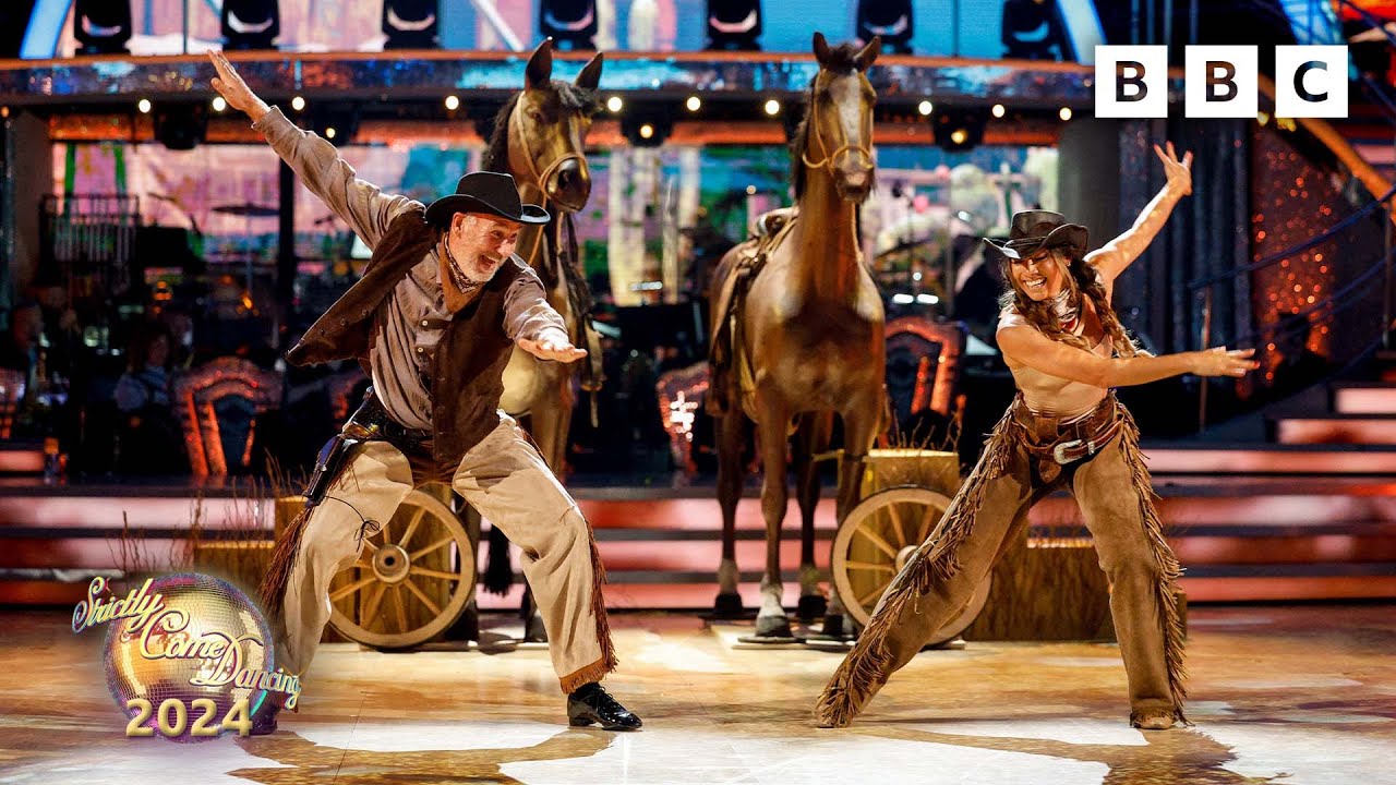 Paul Merson and Karen Hauer Cha Cha to the Them from The Magnificent Seven ✨ BBC Strictly 2024