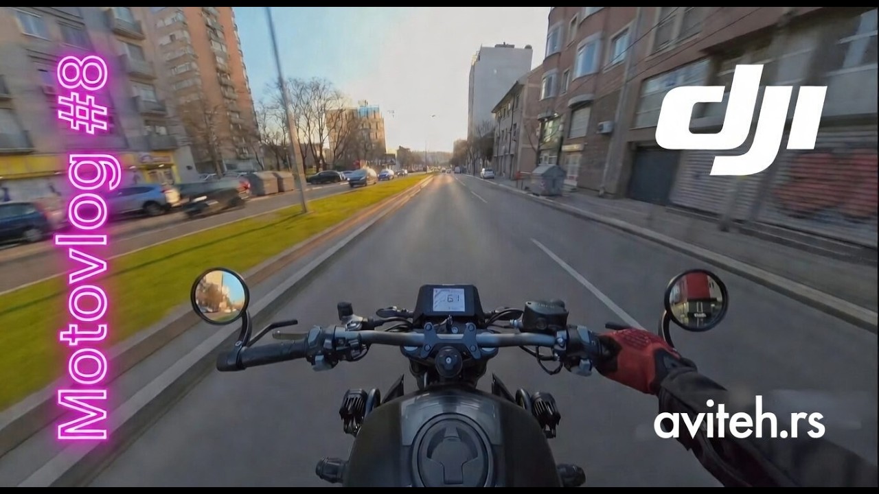 #motovlog 9 | DJI Mic Mini Test | Insta360 X5 | srb
