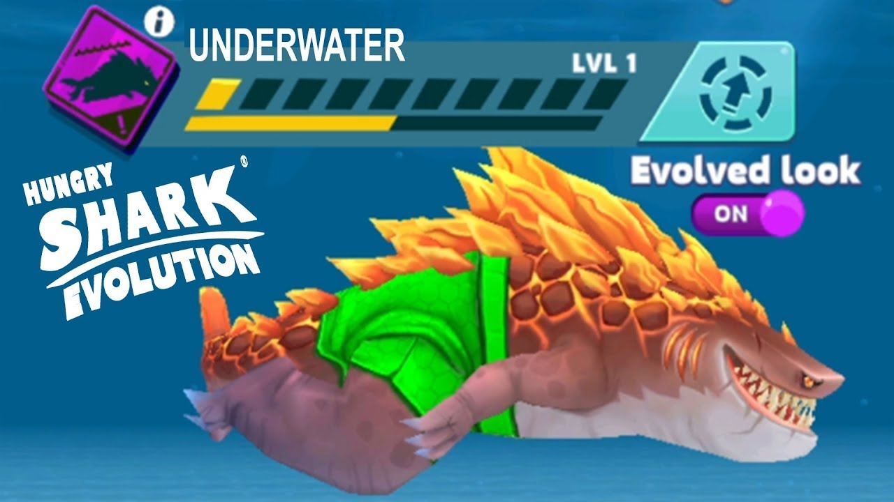Hungry Shark Evolution - MAGMA THE UNDERWATER JIRA - New Shark Skin - All Sharks Unlocked