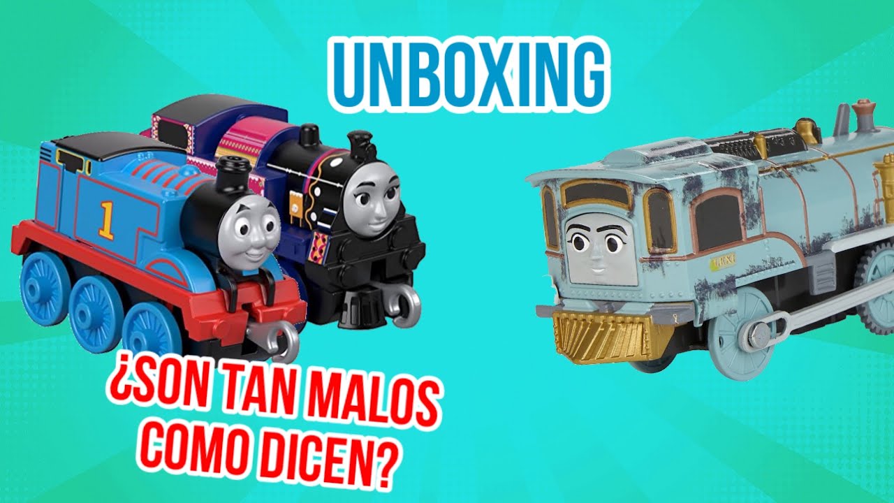 UNBOXING PUSH ALONG + LEXI MOTORIZED ¿son tan malos los push along? Thomas & friends