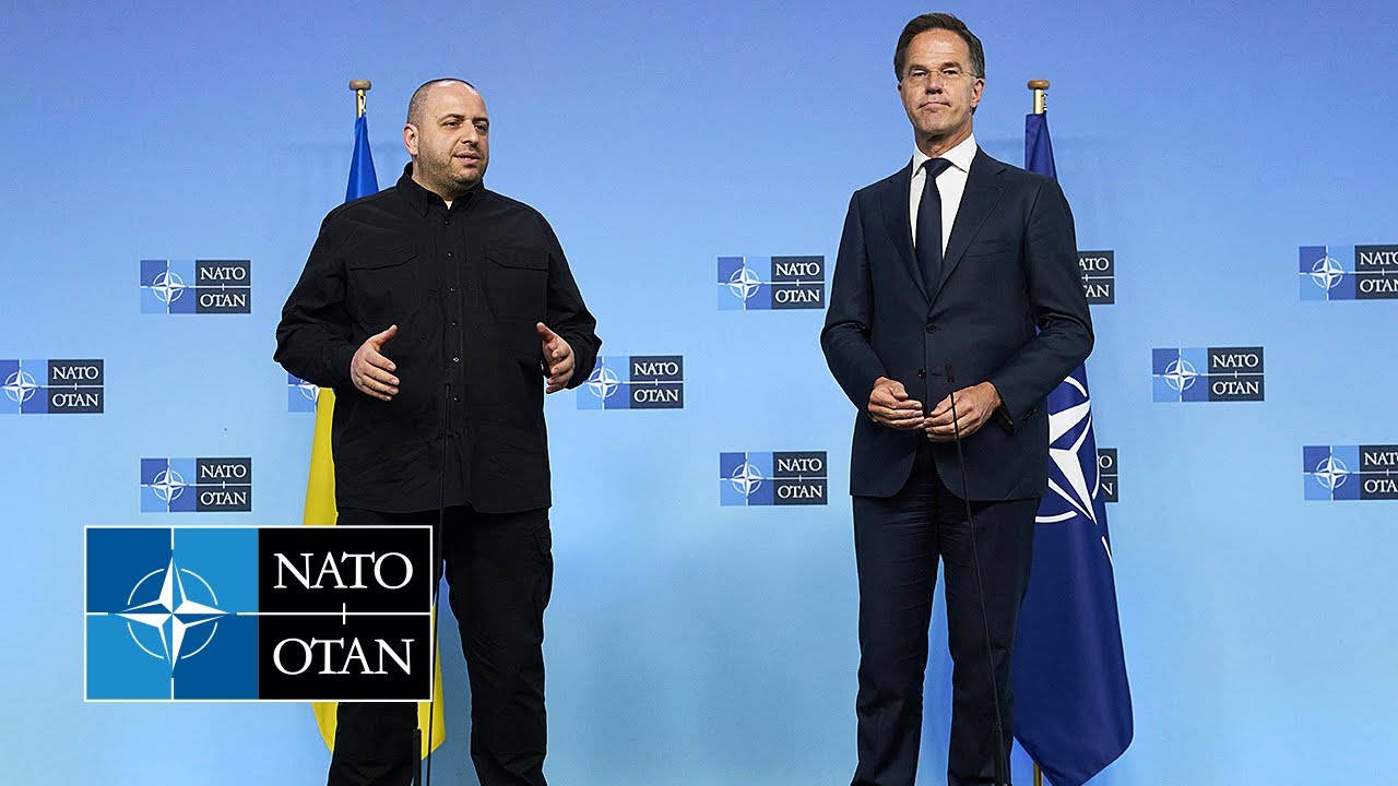 NATO Secretary General and the Minister of Defence of Ukraine 🇺🇦 Rustem Umerov, 04 JUN 2025