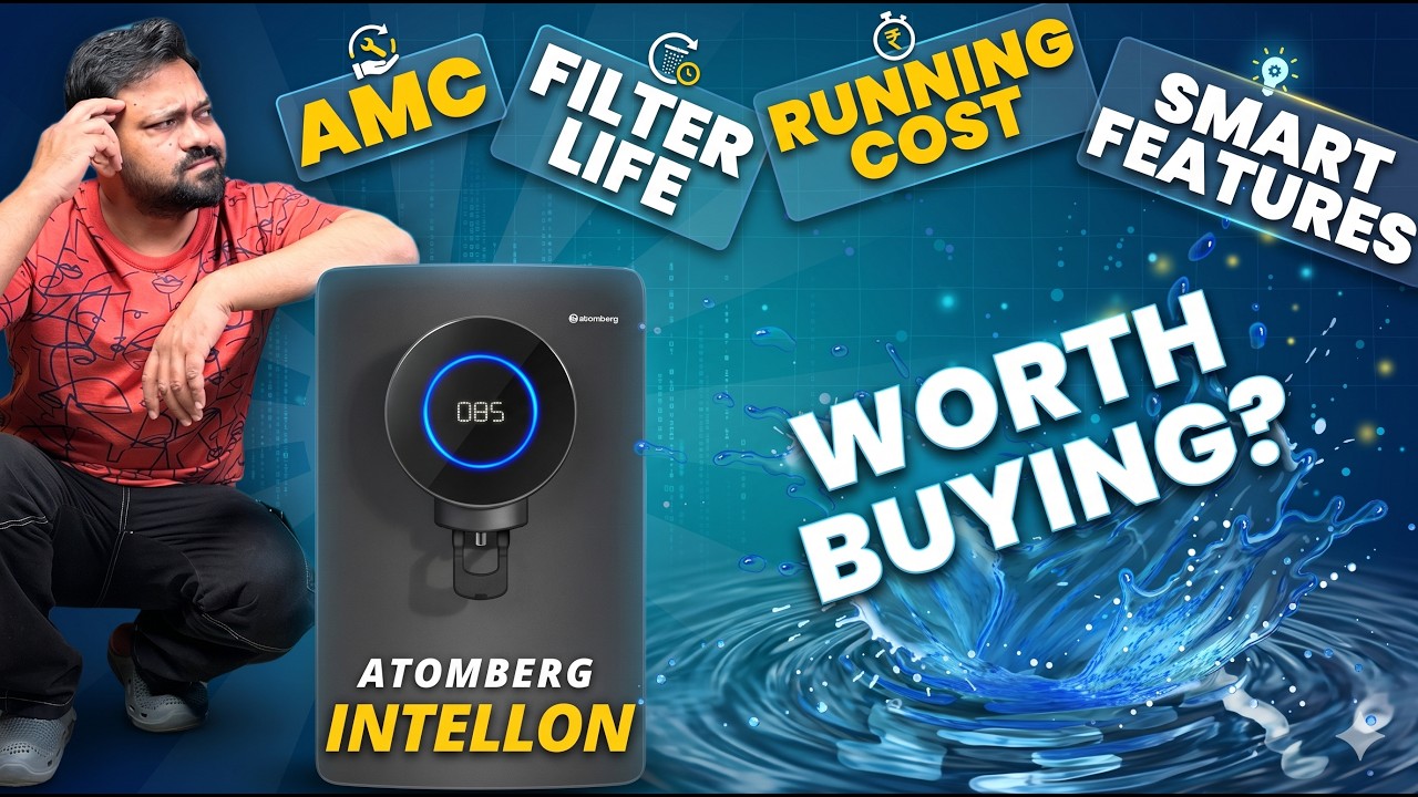 Best Water Purifier in 2026? Atomberg Intellon Adaptive RO Review