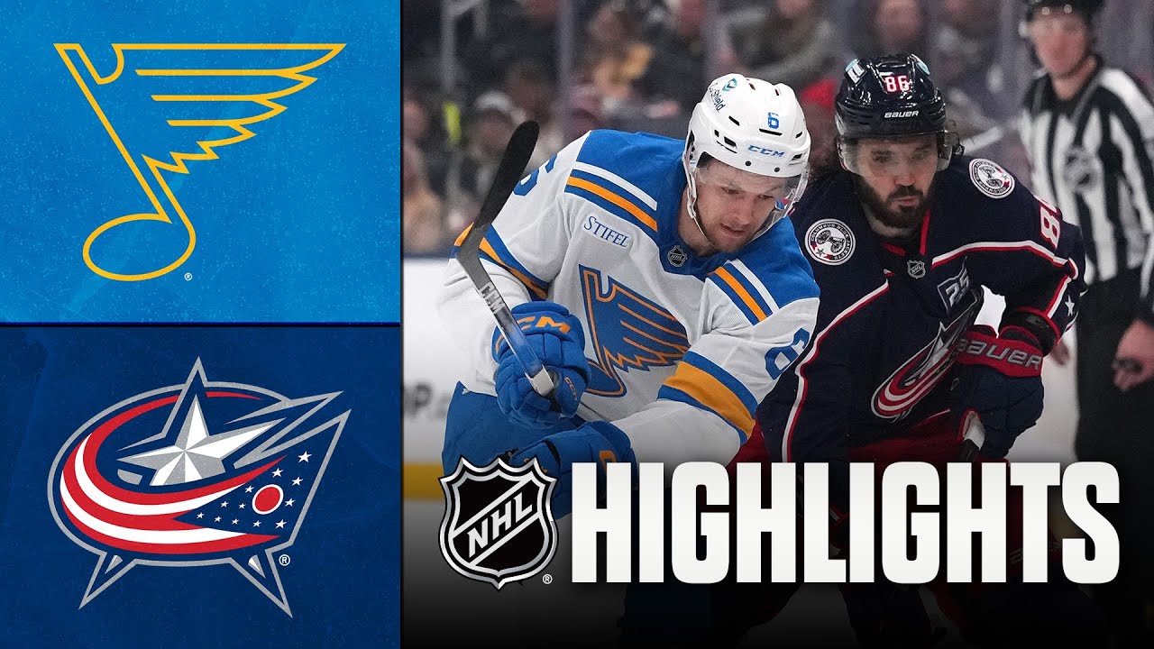 NHL Highlights | Blues vs. Blue Jackets | November 01, 2025
