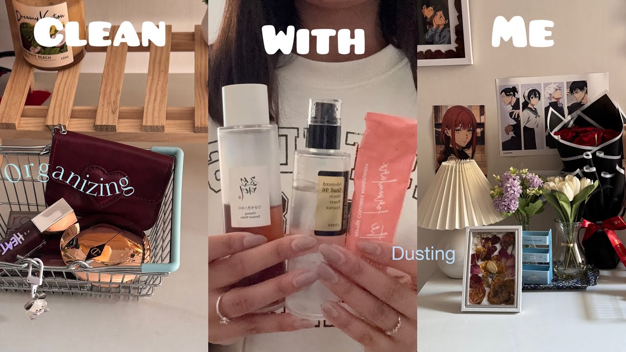 Reset routine🫧|organizing,Dusting,selfcare❤️