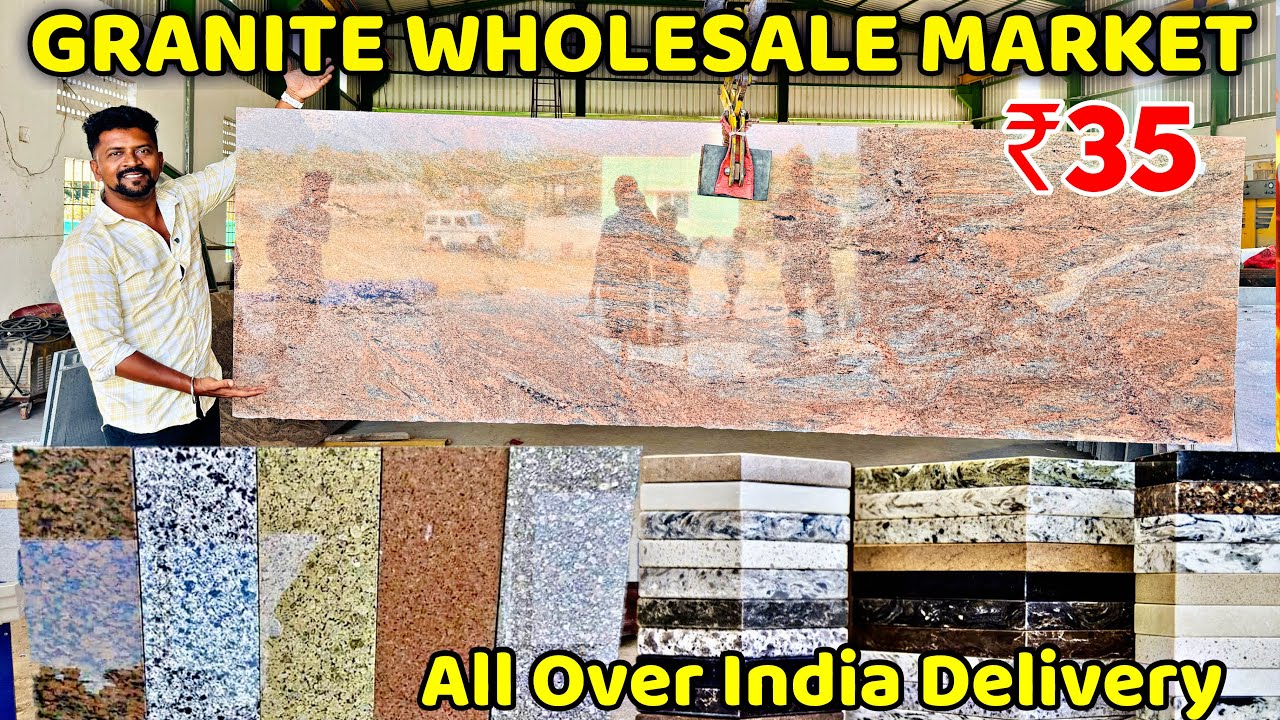 GRANITE Wholesale Market / Granite Price List & Latest Design 2026 / Nanga Romba Busy 