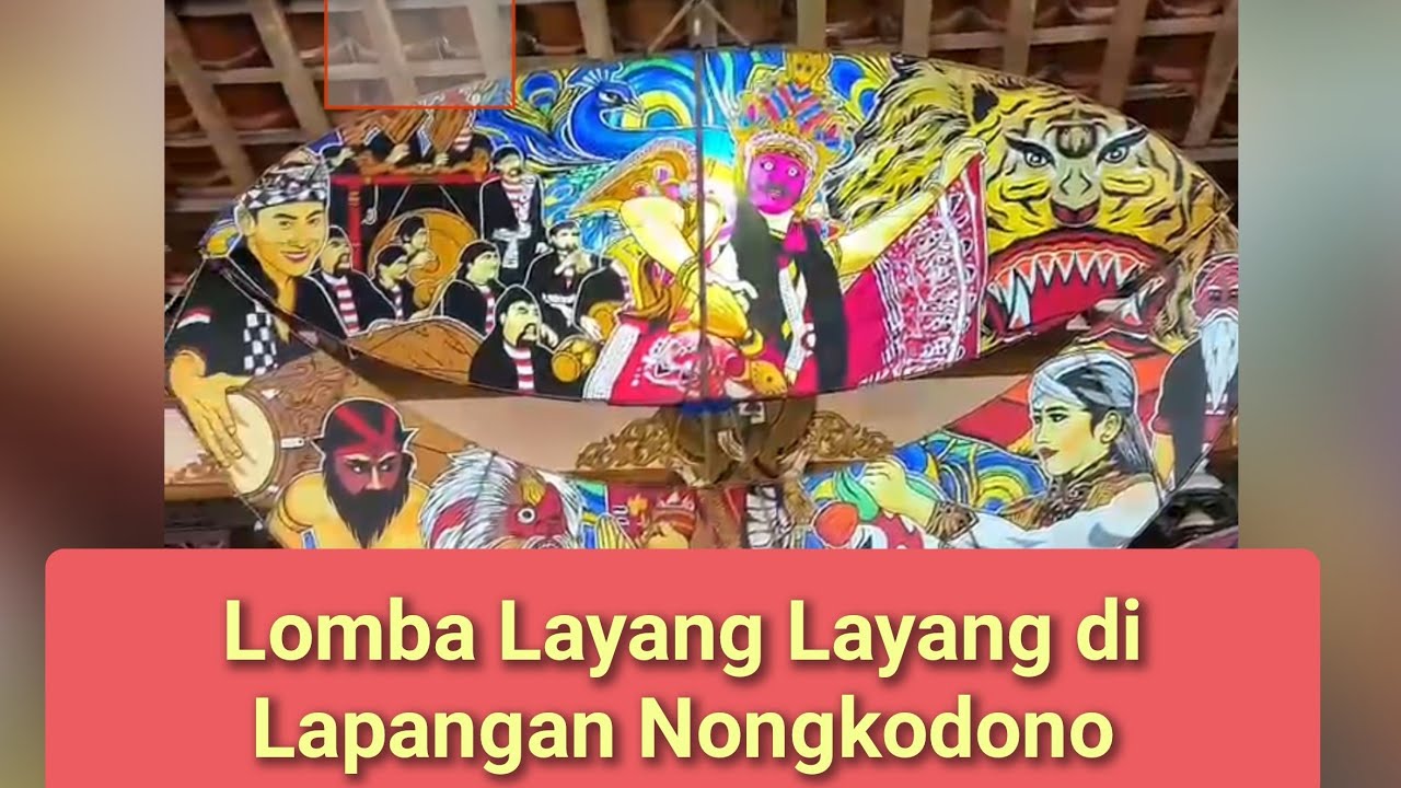Lomba Layangan di Lapangan Nongkodono Ponorogo 09-08-2025