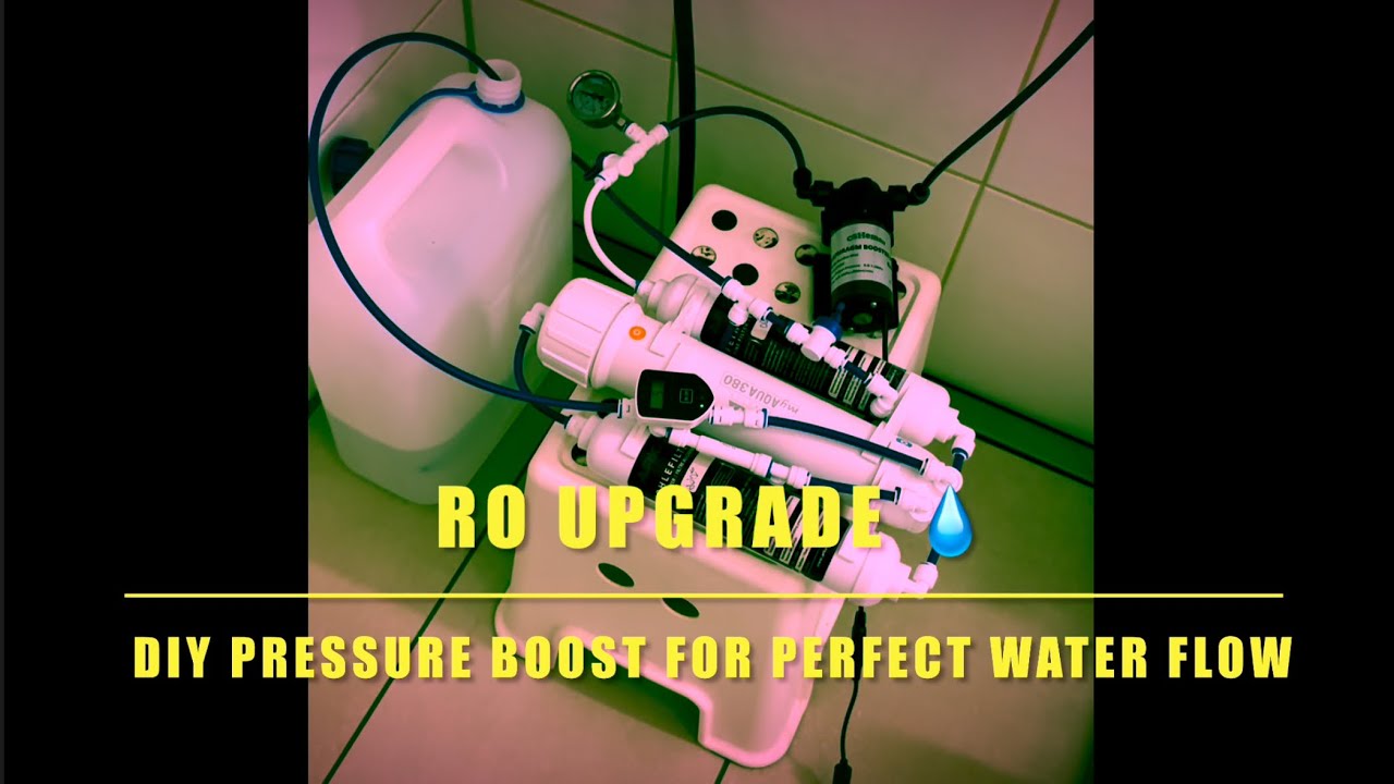 DIY RO Booster: Upgrading My Arka myAqua 380 for Maximum Flow 💧 (From 40 to 60 PSI!)
