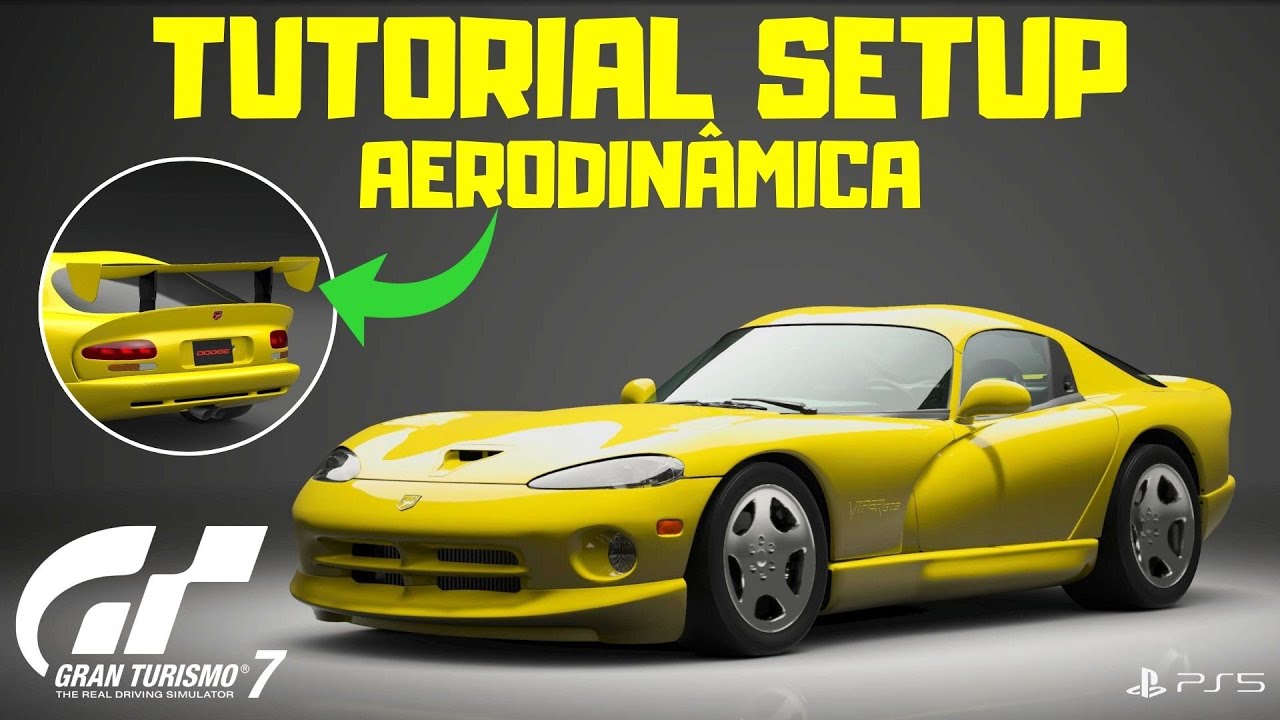 Tutorial Para Ajuste da Aerodinâmica no Setup do Gran Turismo 7 