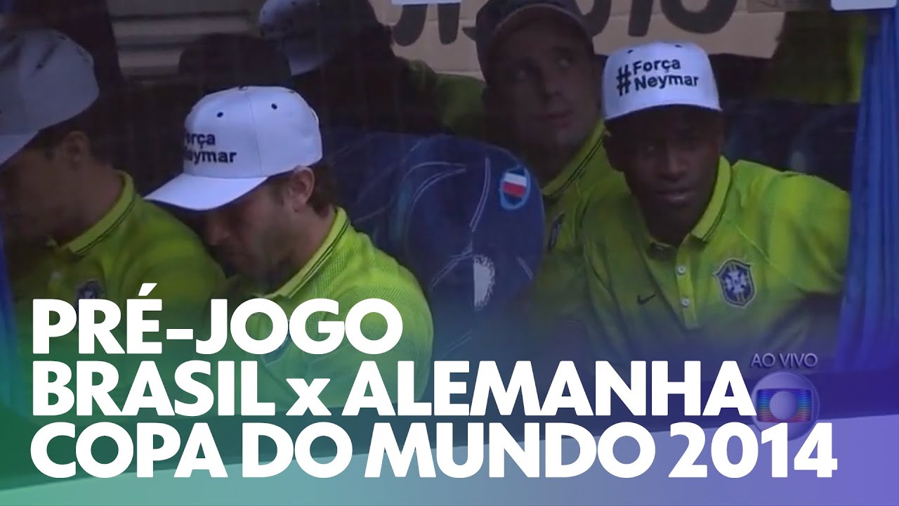 BRASIL x ALEMANHA | PRÉ-JOGO da Globo na COPA DO MUNDO 2014 - Seleção rumo ao Mineirão (08/07/2014)
