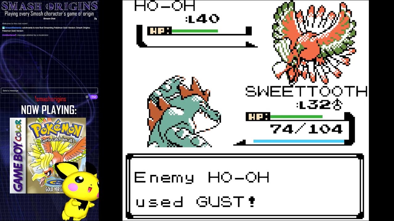 Smash Origins - Pokémon Gold Version (Part 4) [full stream]