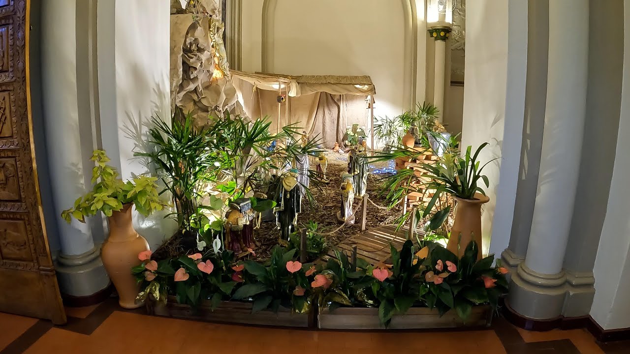 Presépio 2025 na Igreja Matriz de São Sebastião Taquaritinga-SP.
