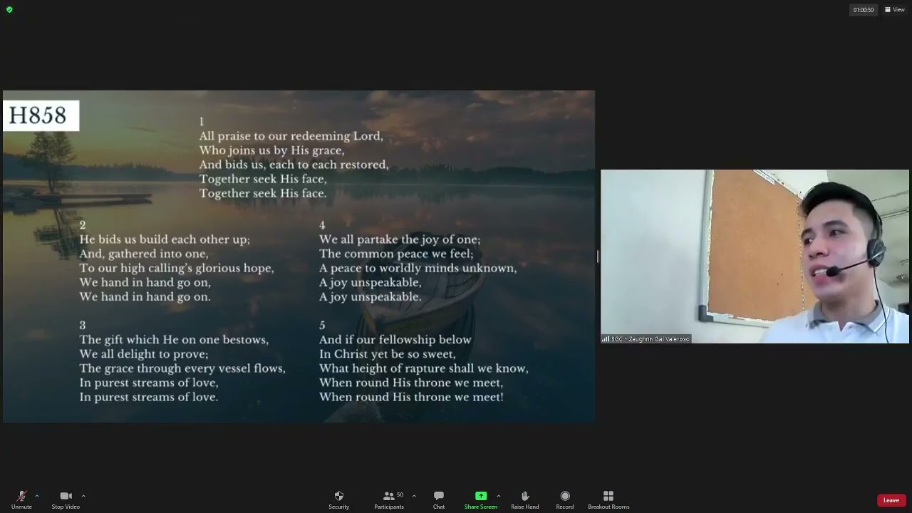 Online Combined Lord's Table Meeting (May 2, 2021)