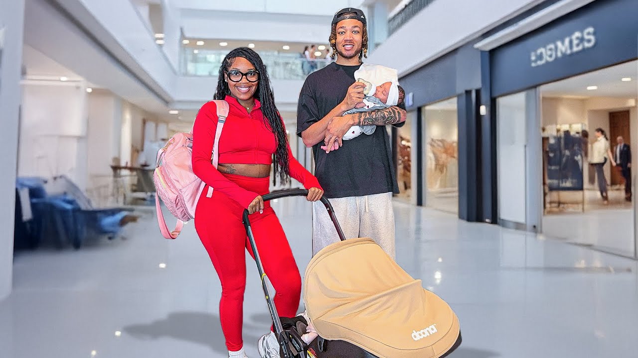 OUR FIRST TIME LEAVING THE HOUSE WITH OUR NEWBORN AS FIRST TIME PARENTS!